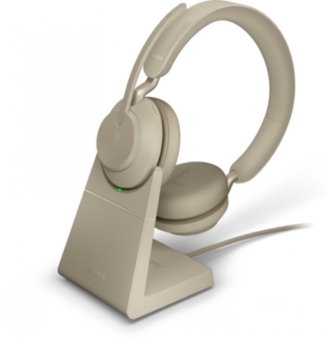 Bluetooth гарнитура Jabra Evolve2 65, Link380c MS Stereo Beige(26599-999-898)